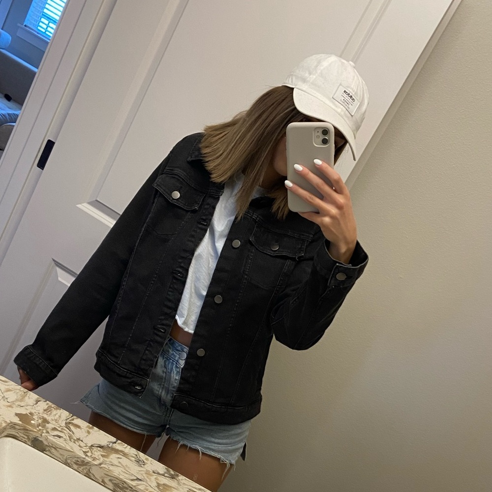 Black Jean Jacket